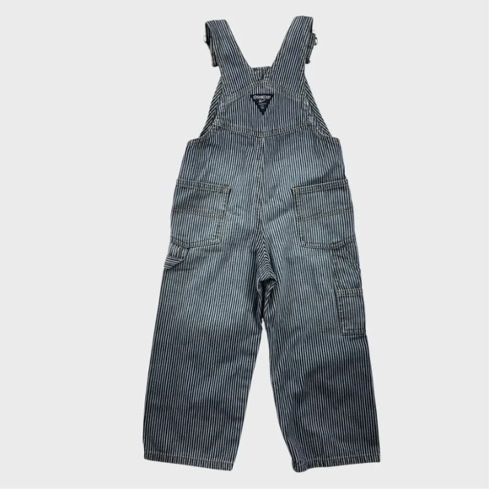 Osh Kosh BGosh Conductor Overalls 3T 100% cotton Kids Classic Distressed‎ Fest